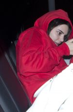 KENDALL JENNER Leaves State Social House in West Hollywood 01/09/2017