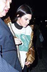 KENDALL JENNER Night Out in New York 01/18/2017