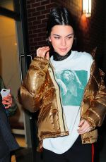 KENDALL JENNER Night Out in New York 01/18/2017