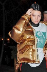 KENDALL JENNER Night Out in New York 01/18/2017