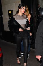 KENDALL JENNER Night Out in Paris 01/20/2017