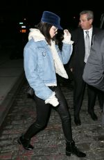 KENDALL JENNER Out and About in New York 01/15/2017
