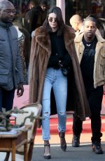 KENDALL JENNER Out and About in Paris 01/22/2017