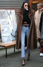 KENDALL JENNER Out and About in Paris 01/22/2017