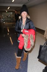 KENDRA WILKINSON at LAX Airport in Los Angeles 01/20/2017