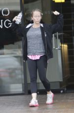 KENDRA WILKINSON Leaves a Gym in Los Angeles 01/05/2017