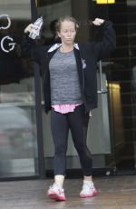 KENDRA WILKINSON Leaves a Gym in Los Angeles 01/05/2017