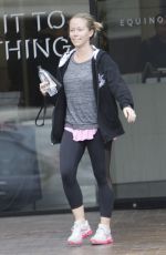KENDRA WILKINSON Leaves a Gym in Los Angeles 01/05/2017