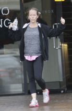 KENDRA WILKINSON Leaves a Gym in Los Angeles 01/05/2017