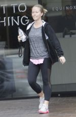 KENDRA WILKINSON Leaves a Gym in Los Angeles 01/05/2017