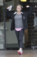 KENDRA WILKINSON Leaves a Gym in Los Angeles 01/05/2017