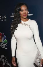 KENYA MOORE at Universal, NBC, Focus Features and E! Golden Globes Party in Beverly Hills 01/08/2017