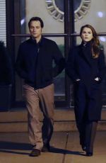 KERI RUSSELL and Matthew Rhys on the Set of 