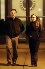 KERI RUSSELL and Matthew Rhys on the Set of 