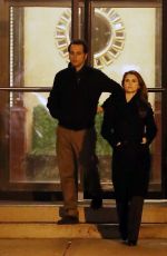 KERI RUSSELL and Matthew Rhys on the Set of 