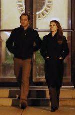 KERI RUSSELL and Matthew Rhys on the Set of 