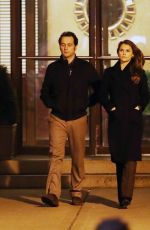 KERI RUSSELL and Matthew Rhys on the Set of 