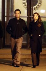 KERI RUSSELL and Matthew Rhys on the Set of 