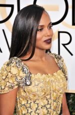 KERRY WASHINGTON at 74th Annual Golden Globe Awards in Beverly Hills 01/08/2017
