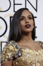 KERRY WASHINGTON at 74th Annual Golden Globe Awards in Beverly Hills 01/08/2017