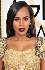 KERRY WASHINGTON at 74th Annual Golden Globe Awards in Beverly Hills 01/08/2017