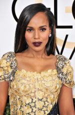 KERRY WASHINGTON at 74th Annual Golden Globe Awards in Beverly Hills 01/08/2017