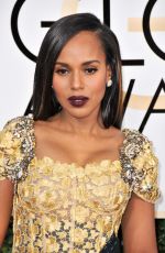 KERRY WASHINGTON at 74th Annual Golden Globe Awards in Beverly Hills 01/08/2017