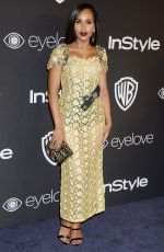 KERRY WASHINGTON at Warner Bros. Pictures & Instyle’s 18th Annual Golden Globes Party in Beverly Hills 01/08/2017