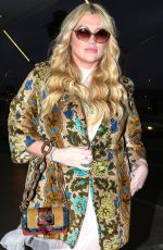 KESHA SEBERT at LAX AIrport in Los Angeles 01/05/2017