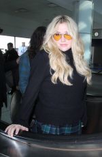 KESHA SEBERT at Los Angeles International Airport 01/26/2017