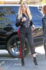 KHLOE KARDASHIAN Arrives at E! Studios in Los Angeles 01/13/2017