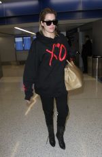KHLOE KARDASHIAN at LAX Airport in Los Angeles 01/05/2017