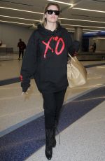 KHLOE KARDASHIAN at LAX Airport in Los Angeles 01/05/2017