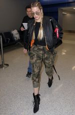KHLOE KARDASHIAN at LAX Airport in Los Angeles 01/22/2017