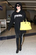 KHLOE KARDASHIAN at LAX Airport in Los Angeles 12/23/2016