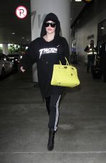 KHLOE KARDASHIAN at LAX Airport in Los Angeles 12/23/2016