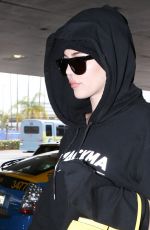 KHLOE KARDASHIAN at LAX Airport in Los Angeles 12/23/2016