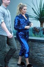 KHLOE KARDASHIAN Leaves a Studio in Los Angeles 01/12/2017