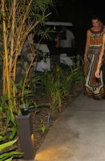 KIM and KOURTNEY KARDASHIAN Out for Dinner in Costa Rica 01/28/2017