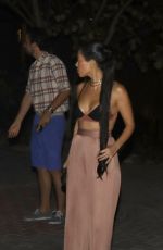KIM and KOURTNEY KARDASHIAN Out for Dinner in Costa Rica 01/28/2017