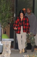 KIM KARDASHIAN and Kanye West Out in Beverly Hills 01/06/2017