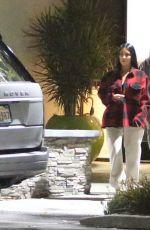 KIM KARDASHIAN and Kanye West Out in Beverly Hills 01/06/2017