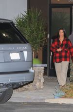 KIM KARDASHIAN and Kanye West Out in Beverly Hills 01/06/2017