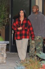KIM KARDASHIAN and Kanye West Out in Beverly Hills 01/06/2017