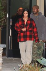 KIM KARDASHIAN and Kanye West Out in Beverly Hills 01/06/2017