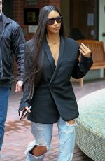 KIM KARDASHIAN at a Medical Building in Los Angeles 01/06/2017