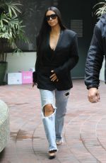 KIM KARDASHIAN at a Medical Building in Los Angeles 01/06/2017