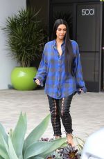 KIM KARDASHIAN at a Studio in Hollywood 01/24/2017