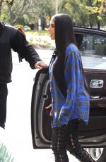 KIM KARDASHIAN at a Studio in Hollywood 01/24/2017