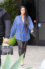 KIM KARDASHIAN at a Studio in Hollywood 01/24/2017